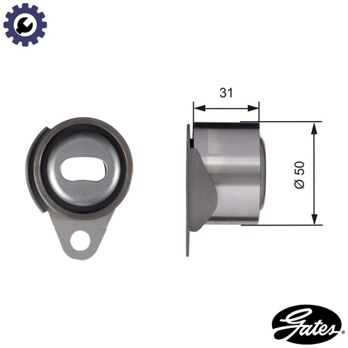Tensioner pulley timing - tensioner, belt