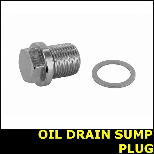 Oil drain sump plug - drain,