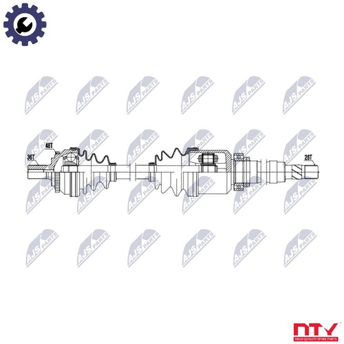 Drive shaft npw - npw-vv-152, for