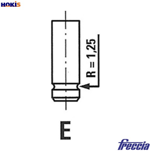 Intake valve r4973 - intake, for