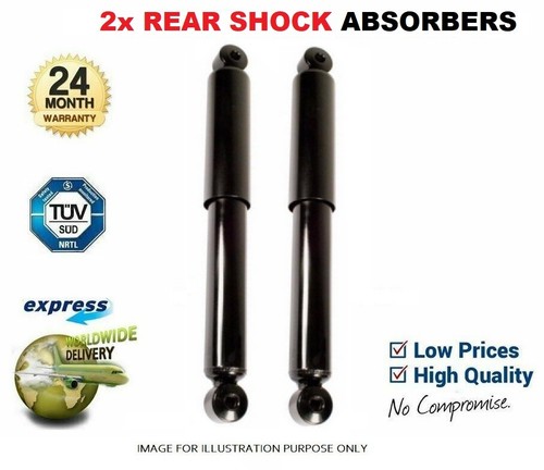 Rear axle shock absorbers - axle,